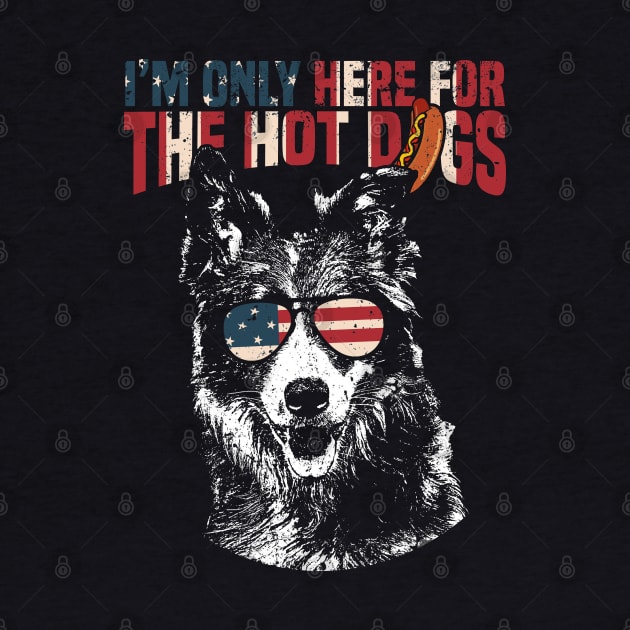 I'm only here for the hot dogs by Madfido